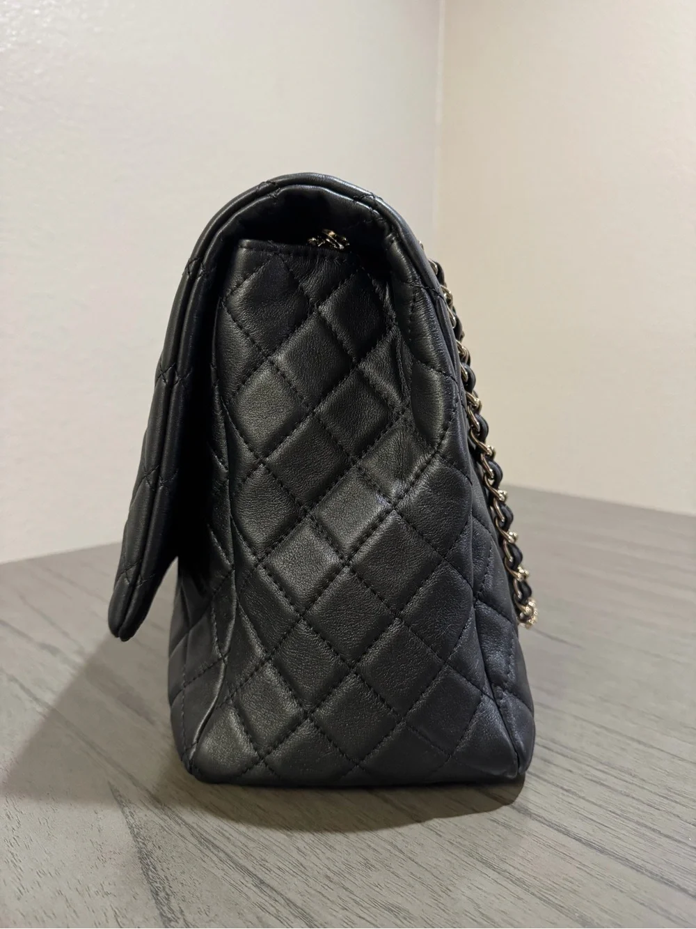 CHANEL XL Lambskin Black Gold Hardware